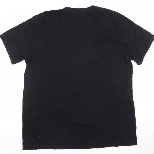 Bella + Canvas Men's Black XL Team Tofu Graphic Cotton T-Shirt