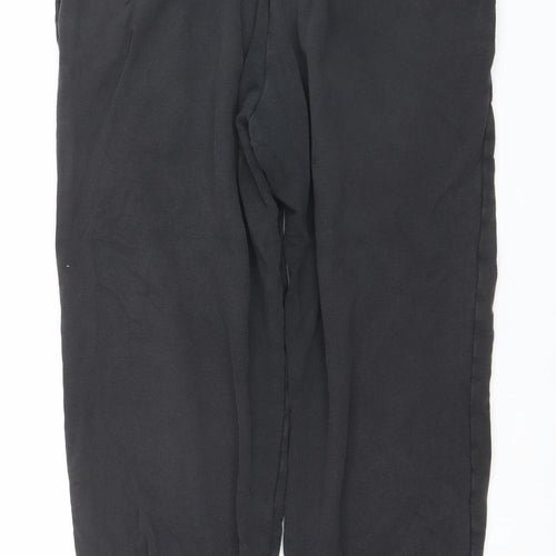 Adidas Men Black M Jogger Sweatpants 100% Cotton Drawstring Trousers