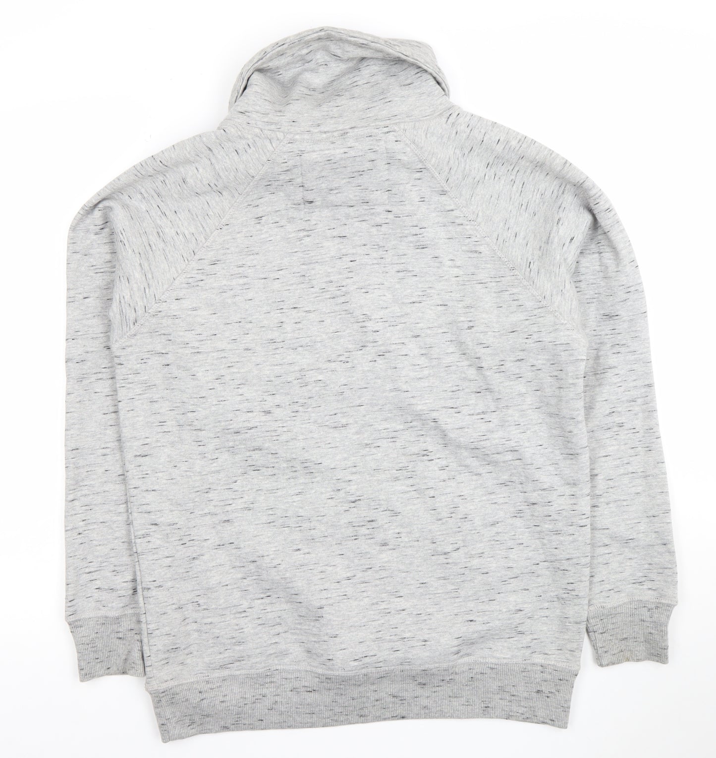 Pull & Bear Women's Grey Cowl Neck Pullover Hoodie Size S