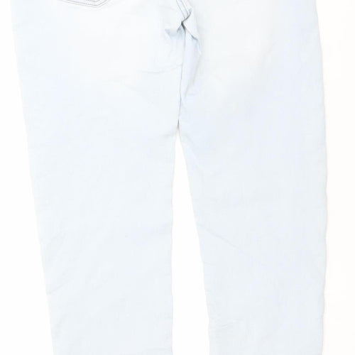 Everme Women’s Light Blue Skinny Jeans UK 16 Mid Rise Stretch Denim