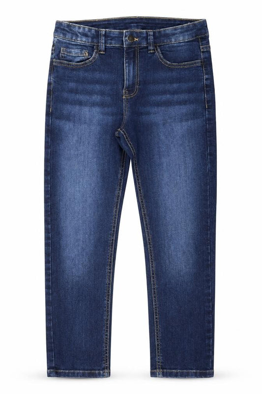 Nukutavake Boys Blue Slim Straight Denim Jeans 12 Years