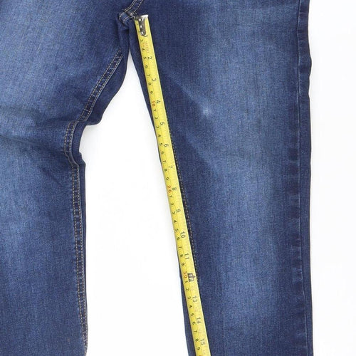 Nukutavake Boys Blue Slim Straight Denim Jeans 12 Years