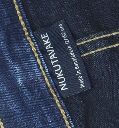 Nukutavake Boys Blue Slim Straight Denim Jeans 12 Years