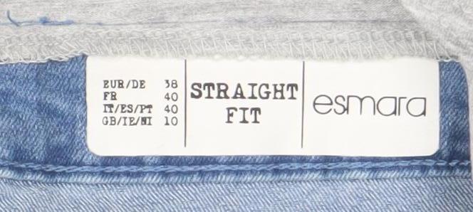 Esmara Women's Blue Maternity Denim Shorts Size 12 Stretch Comfort