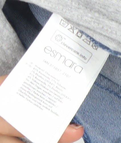 Esmara Women's Blue Maternity Denim Shorts Size 12 Stretch Comfort