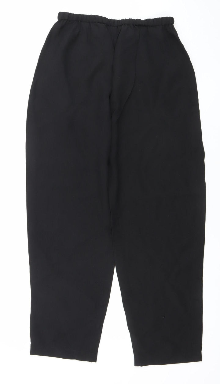 Marks and Spencer Women’s Black Jogger Trousers Size 8 Regular Fit