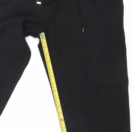 Marks and Spencer Women’s Black Jogger Trousers Size 8 Regular Fit