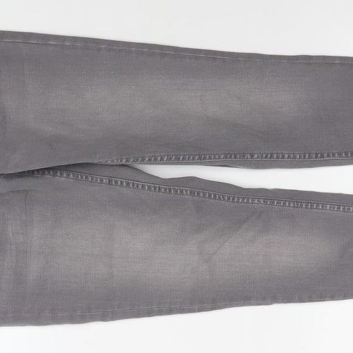 Denim Co. Women's Grey Skinny Jeans Size 8 Slim Fit Stretch Denim