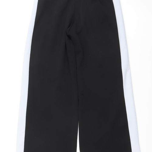 Misspap Women's Black Jogger Trousers Size 8 Elastic Waist Polyester Blend