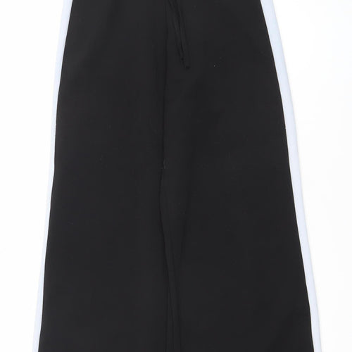 Misspap Women's Black Jogger Trousers Size 8 Elastic Waist Polyester Blend