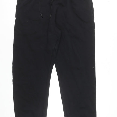 Marks and Spencer Men's Black Joggers Medium Regular Fit