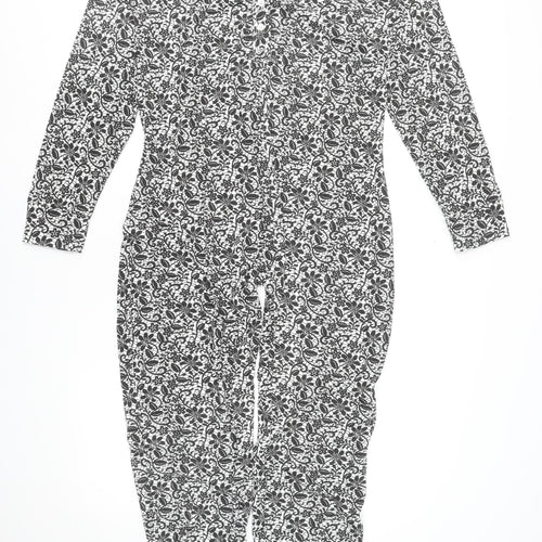 ProClimate Women's Black Floral Jersey One Piece Pyjama 18-20