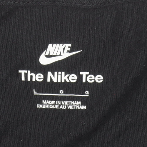 Nike Men's Black L Short Sleeve Crew Neck Sports T-Shirt