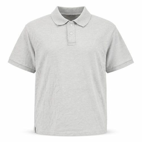 Marks and Spencer Men's Grey Cotton Polo Shirt Size M Regular Fit