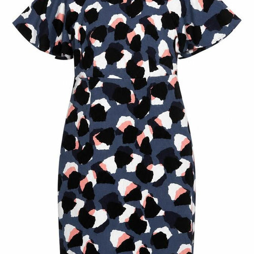 Gallery Women’s Multicoloured Size 16 Sheath Knee Length Dress
