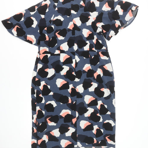 Gallery Women’s Multicoloured Size 16 Sheath Knee Length Dress