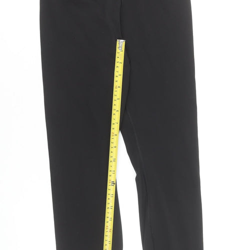 H&M Move Women’s Black Ankle Leggings Size 10 Stretch Slim Fit Activewear