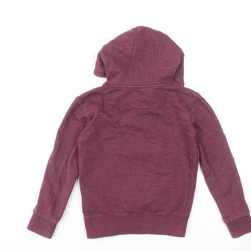 SoulCal & Co Boys Burgundy Pullover Hoodie 9-10 Years Cotton Blend