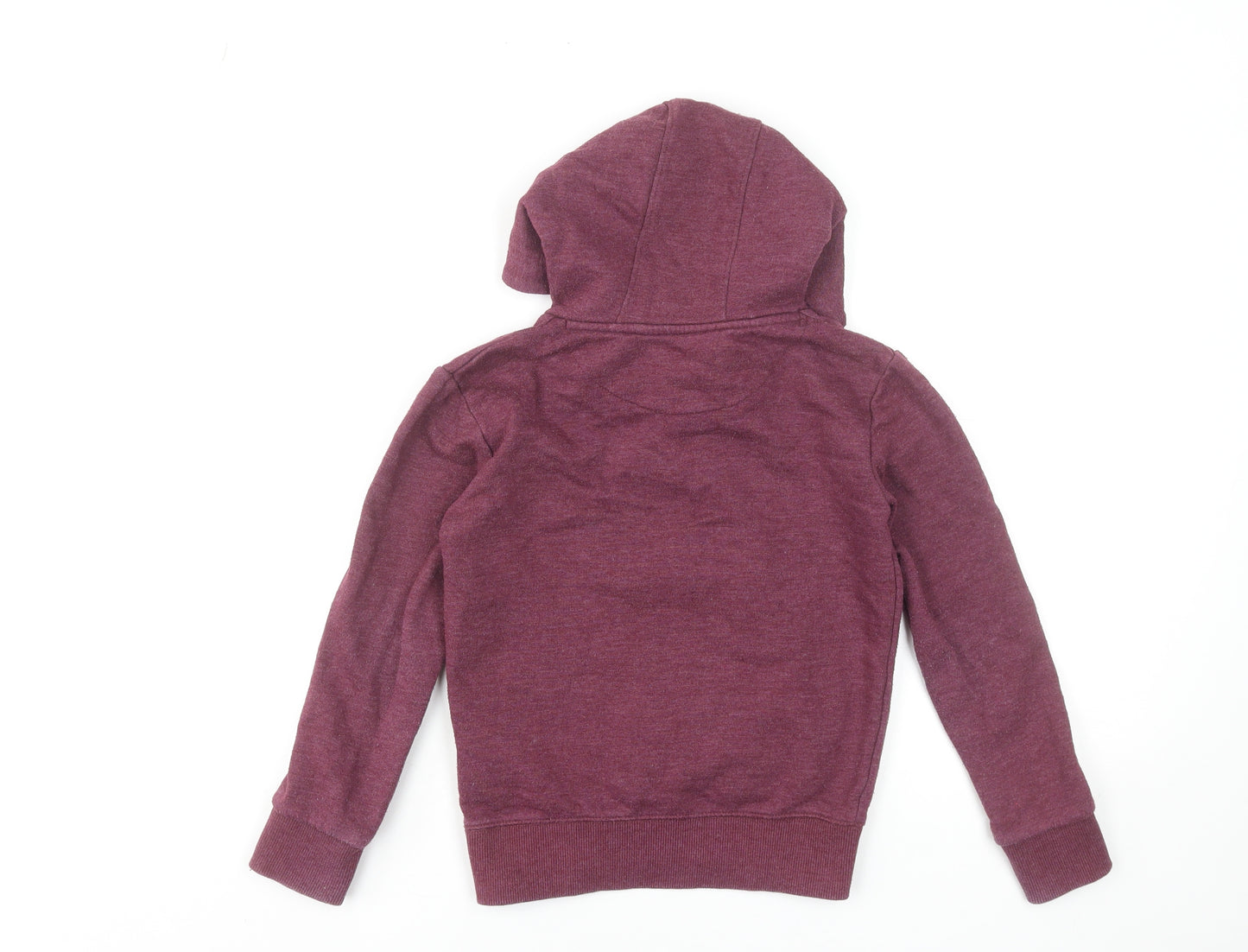 SoulCal & Co Boys Burgundy Pullover Hoodie 9-10 Years Cotton Blend