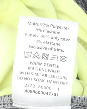 Crane Women’s Grey Long Sleeve High Neck Running Top Size S