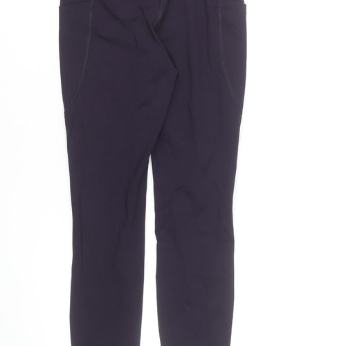 Marks and Spencer Women Black Leggings Size 8 High Waist Stretch Activewear