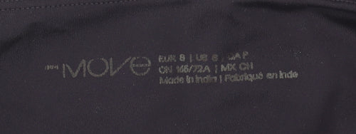 Marks and Spencer Women Black Leggings Size 8 High Waist Stretch Activewear