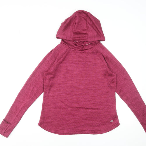St. Bernard Women’s Pink Hooded Lightweight Activewear Jacket Size S