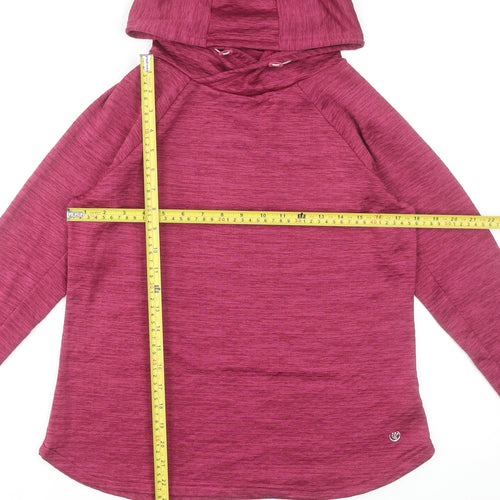 St. Bernard Women’s Pink Hooded Lightweight Activewear Jacket Size S