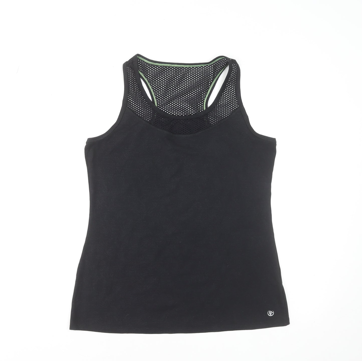 St. Bernard Women’s Black Racerback Tank Top Size 12 Sports Activewear