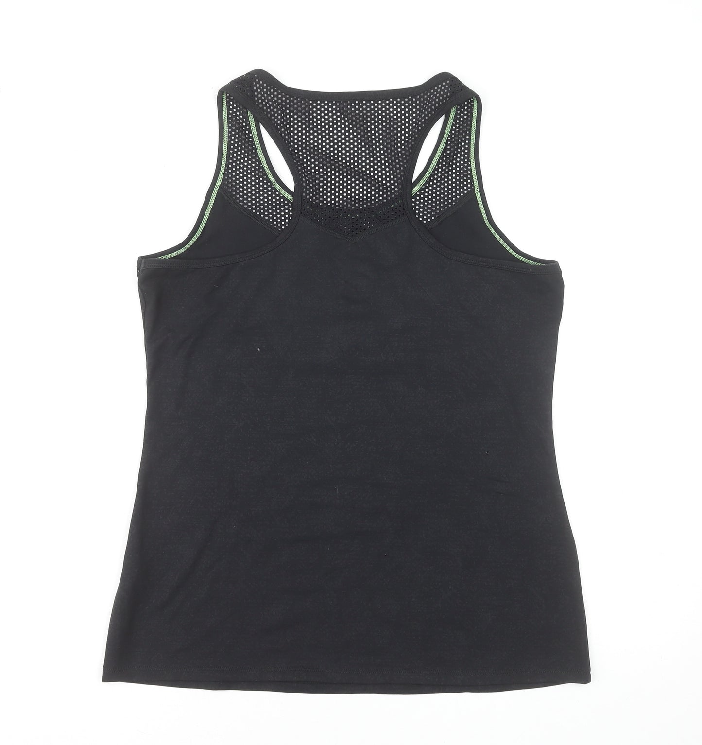 St. Bernard Women’s Black Racerback Tank Top Size 12 Sports Activewear