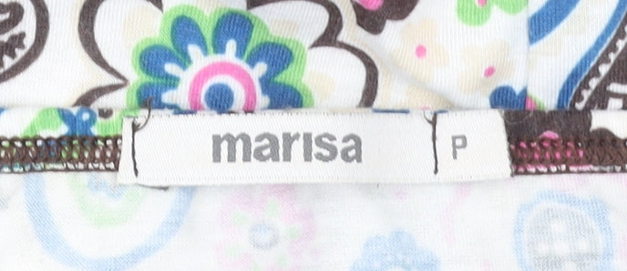 Marisa Women's Multicoloured Paisley Floral Peasant Midi Skirt Size 12