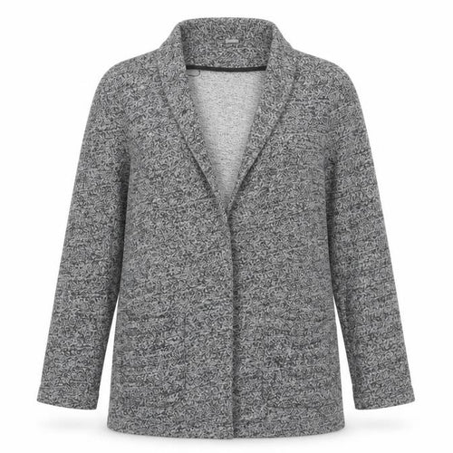 H&M Divided Women’s Grey Knit Cotton Blend Coatigan Size 8