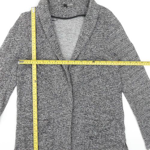 H&M Divided Women’s Grey Knit Cotton Blend Coatigan Size 8