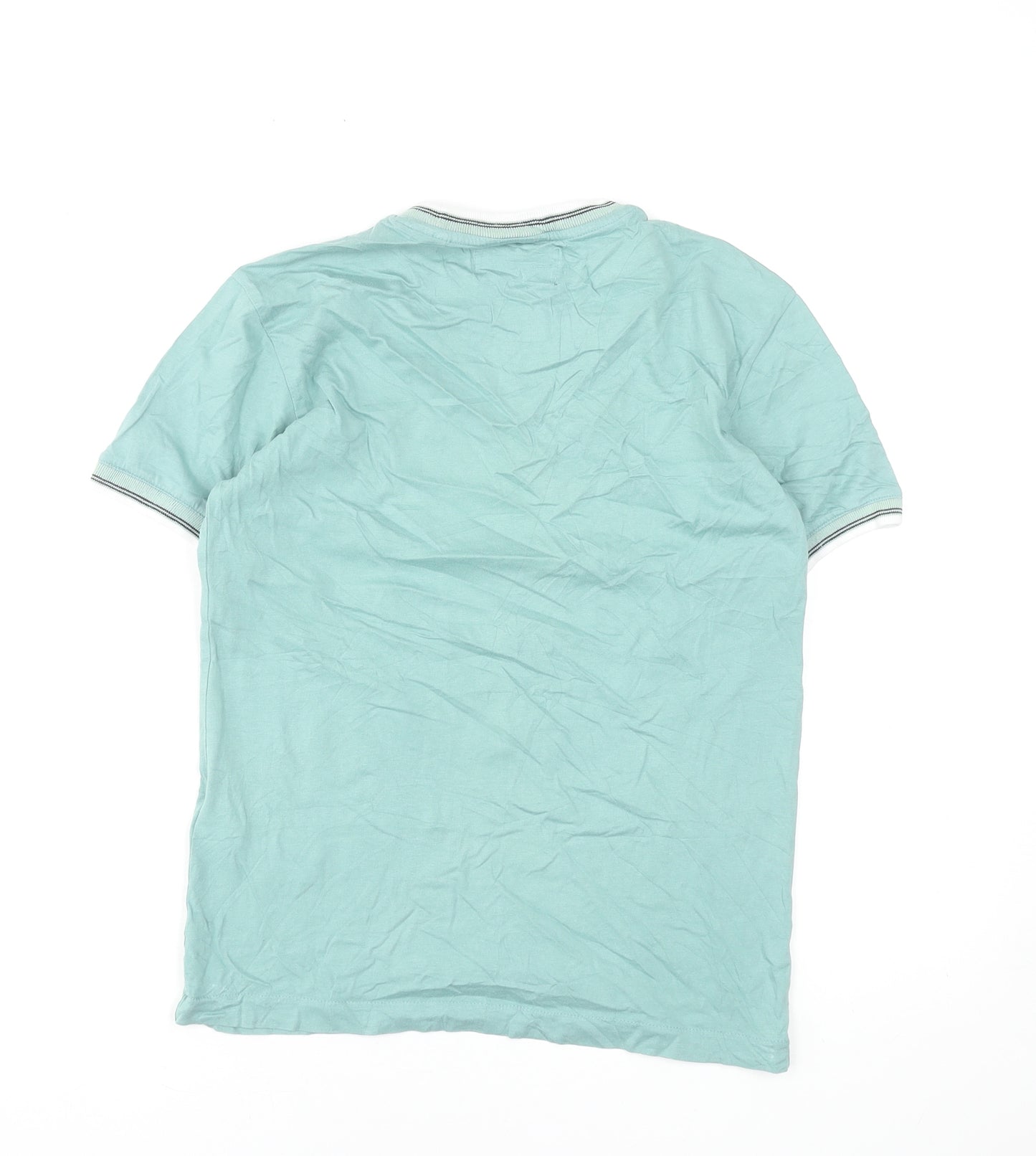 Original Penguin by Munsingwear Men's Mint Green XS Cotton Crew Neck T-Shirt