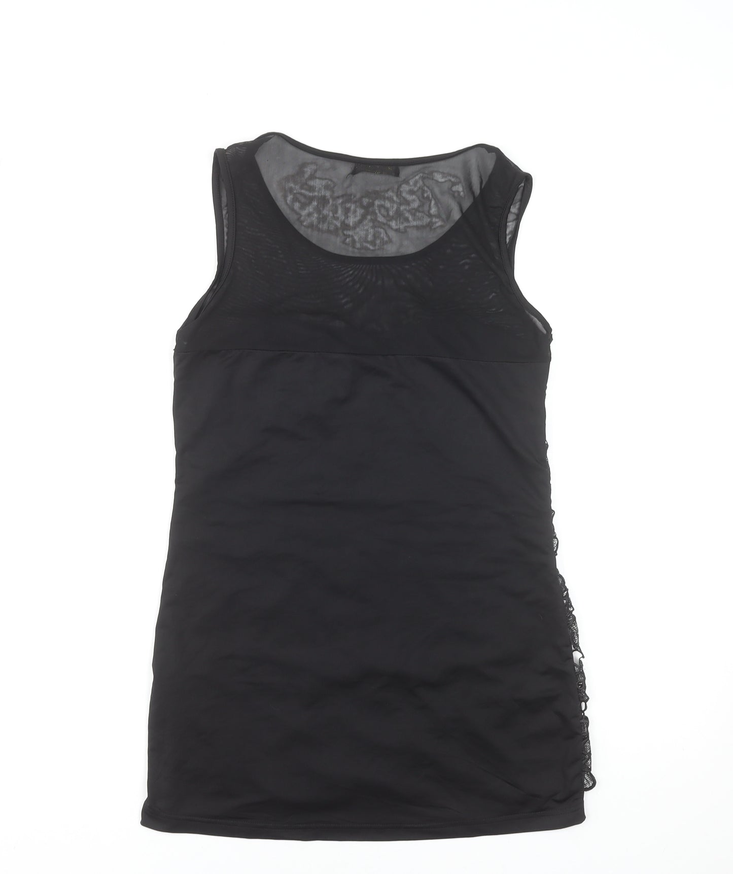 Aed London Women's Black Floral Lace Tank Top Size M