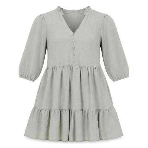 New Look Women's Green Knee Length Smock Dress Size 8