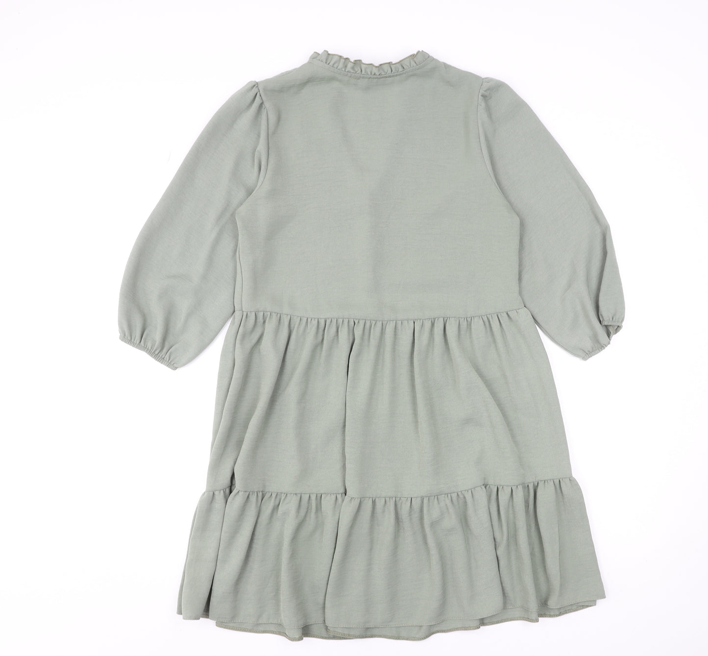 New Look Women's Green Knee Length Smock Dress Size 8