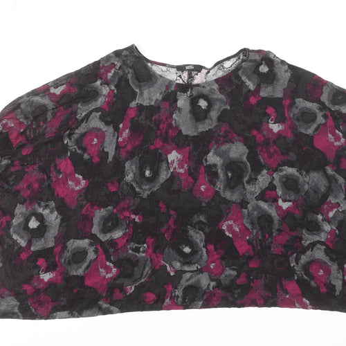 Marks and Spencer Women's Multicoloured Floral Tunic Blouse UK 12