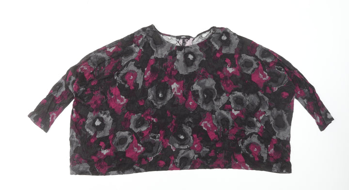 Marks and Spencer Women's Multicoloured Floral Tunic Blouse UK 12
