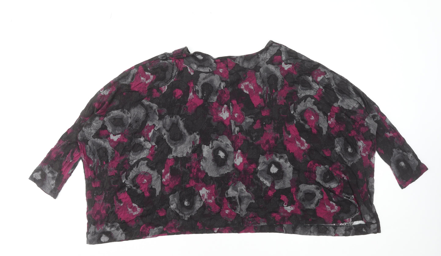 Marks and Spencer Women's Multicoloured Floral Tunic Blouse UK 12