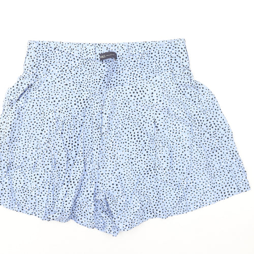Marks and Spencer Women’s Blue Polka Dot Paperbag Shorts Size 12