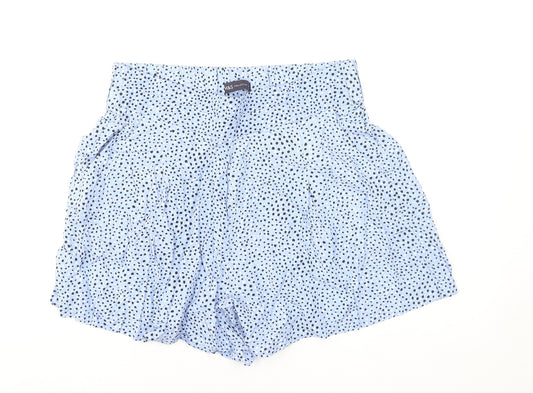 Marks and Spencer Women’s Blue Polka Dot Paperbag Shorts Size 12