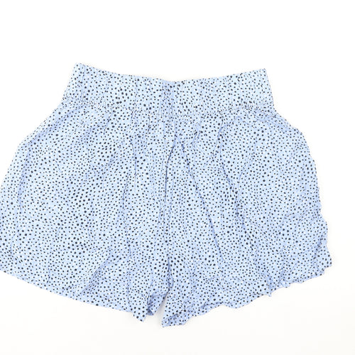 Marks and Spencer Women’s Blue Polka Dot Paperbag Shorts Size 12