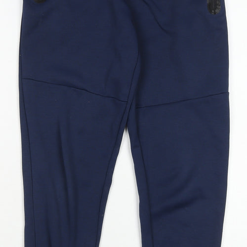 Dunnes Stores Boys Blue Jogger Activewear Trousers 28in Waist Polyester