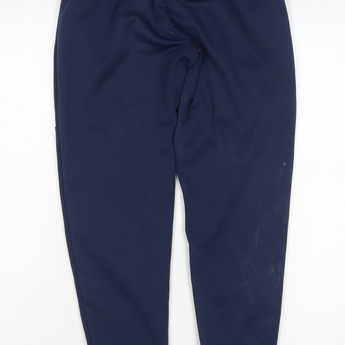 Dunnes Stores Boys Blue Jogger Activewear Trousers 28in Waist Polyester