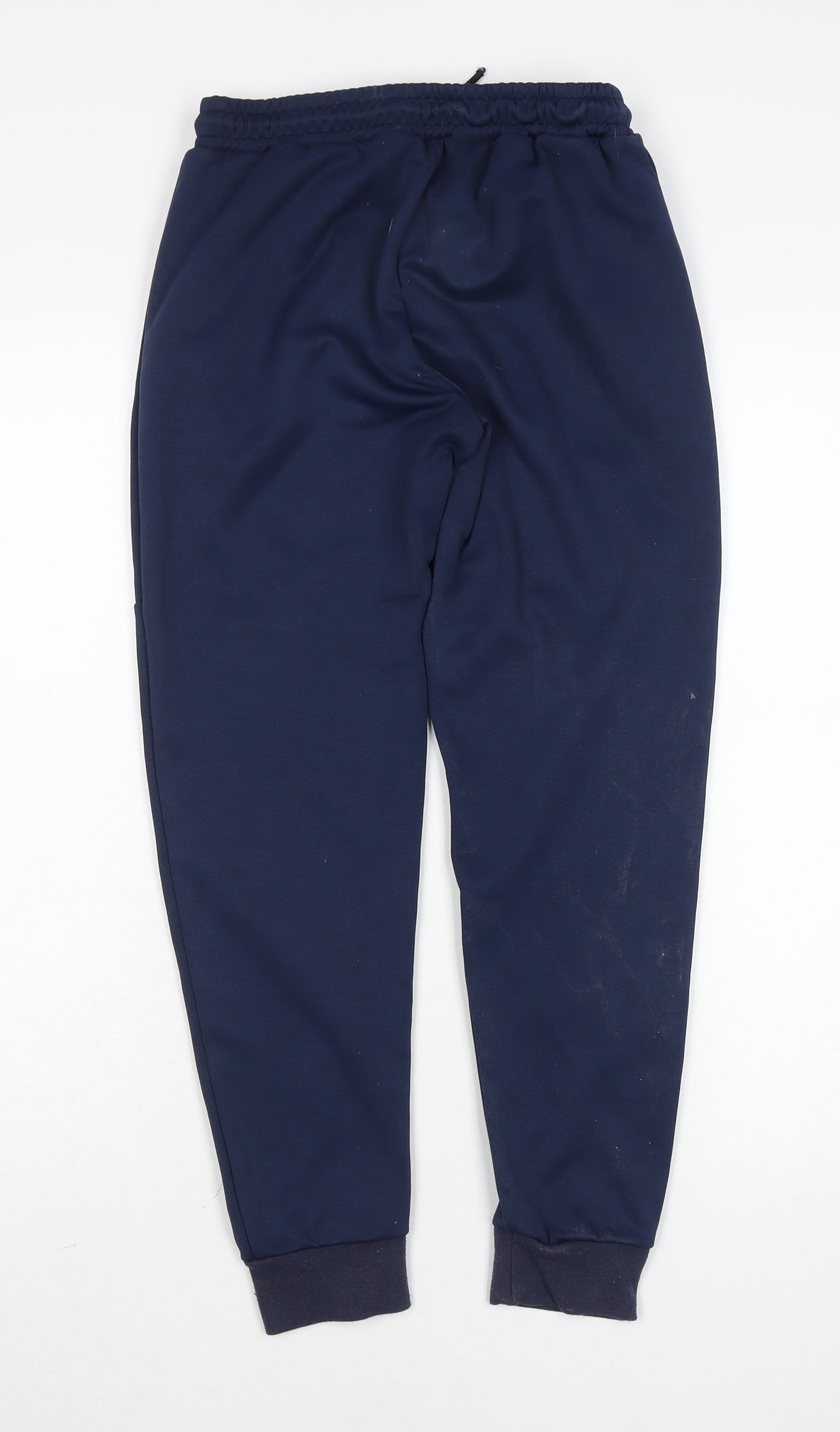 Dunnes Stores Boys Blue Jogger Activewear Trousers 28in Waist Polyester