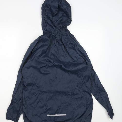 Dunnes Stores Men's Blue S Lightweight Hooded Windbreaker Jacket