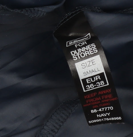 Dunnes Stores Men's Blue S Lightweight Hooded Windbreaker Jacket