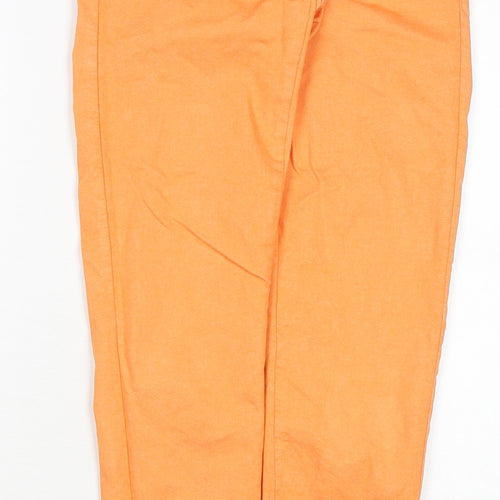 G-Star Raw Women's Orange Skinny Jeans Size 6 Mid Rise Stretch