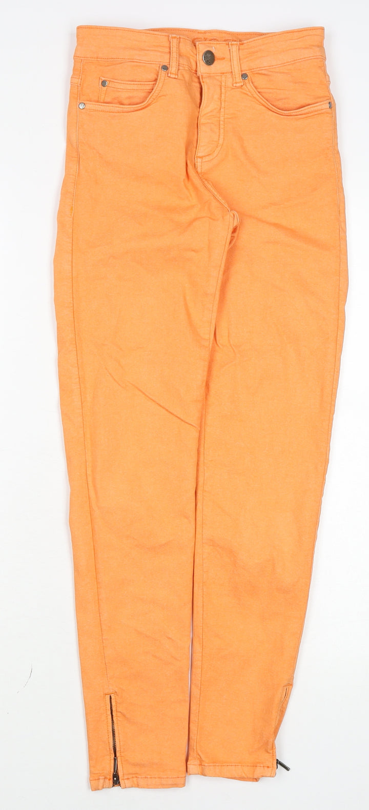 G-Star Raw Women's Orange Skinny Jeans Size 6 Mid Rise Stretch
